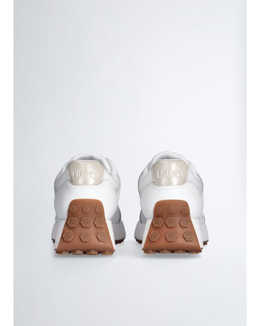 Liu Jo Sneakers Bianche In Pelle di Liu Jo in White