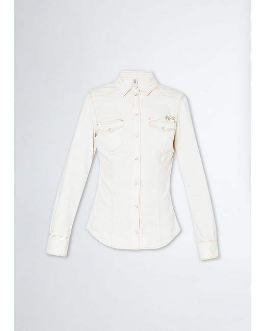 Liu Jo Camicia In Denim di Liu Jo in White