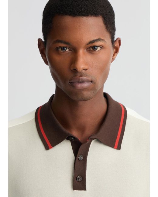 Liu Jo Polo Grigia In Maglia di Liu Jo in Natural da Uomo