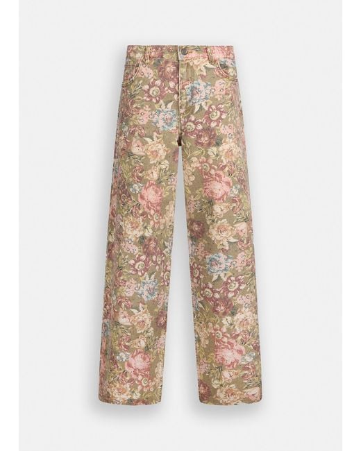 Liu Jo Pantaloni Flare Con Stampa di Liu Jo in Natural