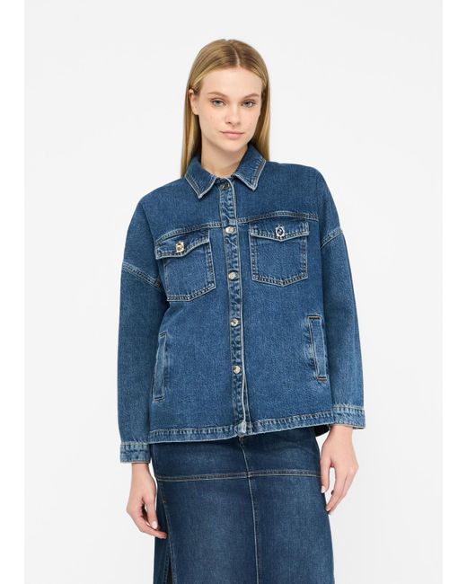 Liu Jo Blue Liu Jo Jacke Aus Denim