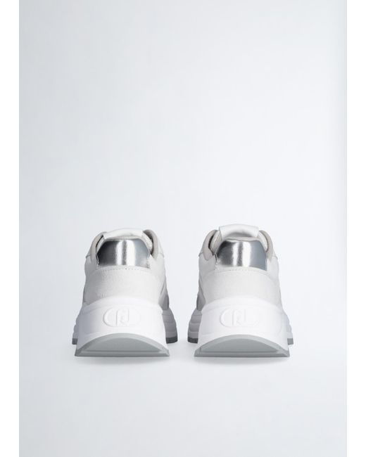 Liu Jo Sneakers In Suede E Brighty Mesh di Liu Jo in Blue