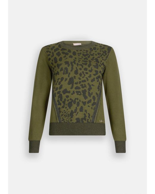 Liu Jo Pull Avec Imprimé Animalier Liu Jo Better Liu Jo en coloris Green