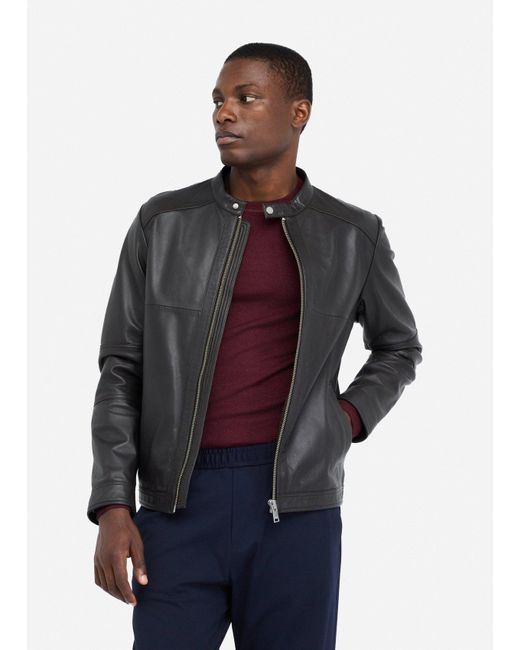 Liu Jo Veste Motarde En Cuir Liu Jo en coloris Blue