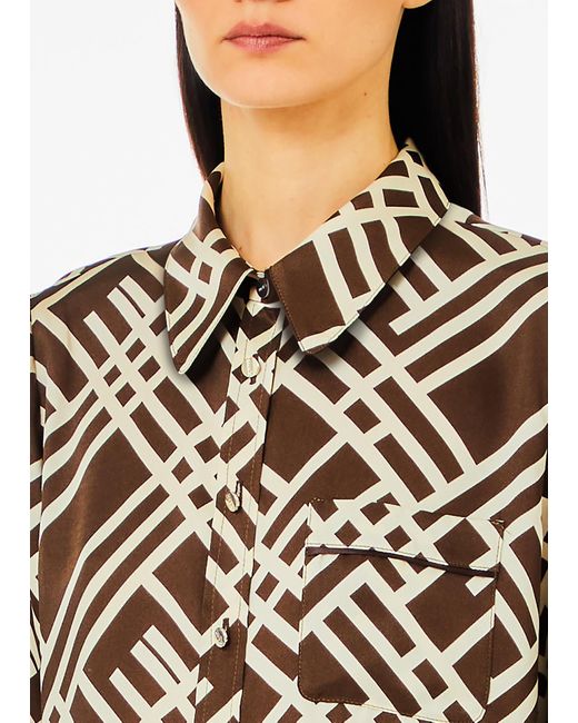 Liu Jo Camicia Con Stampa Check di Liu Jo in Multicolor