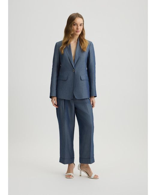 Liu Jo Blazer In Misto Lino di Liu Jo in Blue