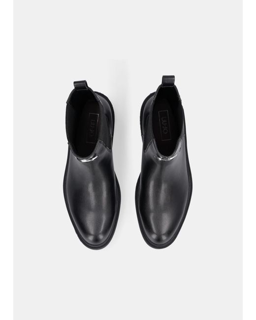 Liu Jo Bottines Beatles En Cuir Liu Jo en coloris Black