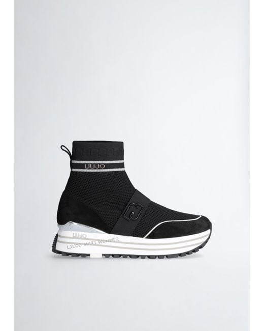 Liu Jo Sock Sneakers Con Logo di Liu Jo in White