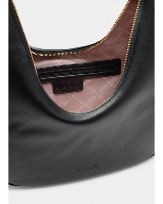 Liu Jo Borsa Hobo Grande Con Catena di Liu Jo in Natural