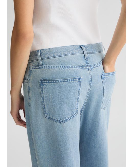 Liu Jo Jean Droit Bleu Clair Avec Charm Bijou Liu Jo en coloris Blue