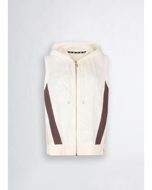 Liu Jo Gilet In Cotone Con Ricami di Liu Jo in White