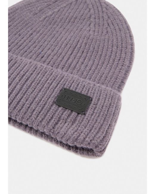Liu Jo Liu Jo Beanie-Mütze in White für Herren