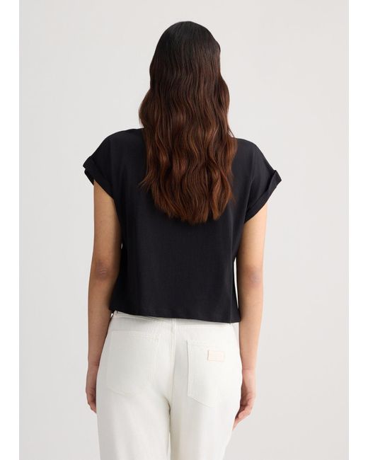 Liu Jo T-shirt Con Logo E Strass di Liu Jo in Black