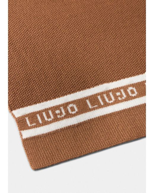 Liu Jo Écharpe Avec Logo Et Perles Liu Jo en coloris Natural