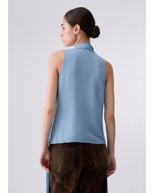 Top Con Bufanda Liu Jo de color Blue