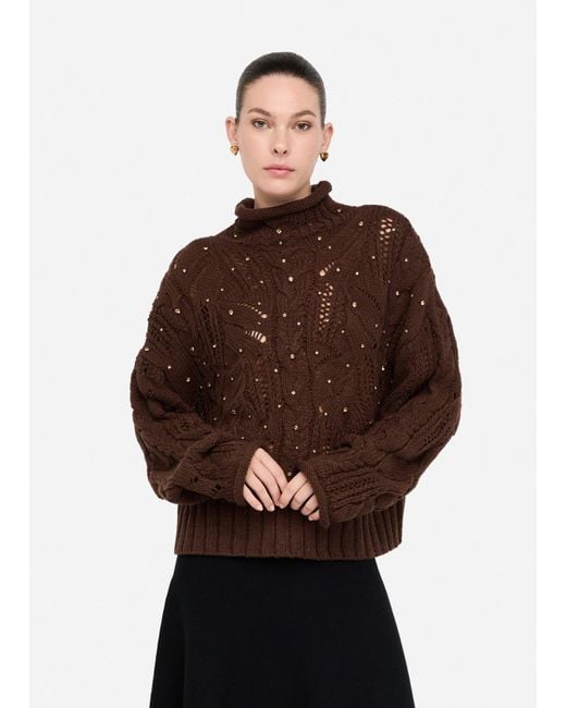 Liu Jo Dolcevita Con Pietre Gioiello di Liu Jo in Brown