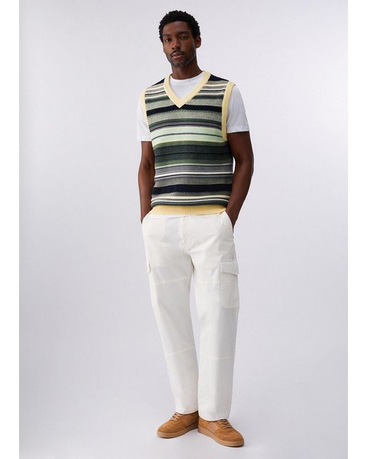 Chaleco A Rayas Liu Jo de hombre de color Green
