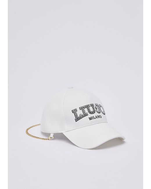 Liu Jo Gray Basecap Mit Schmucklogo
