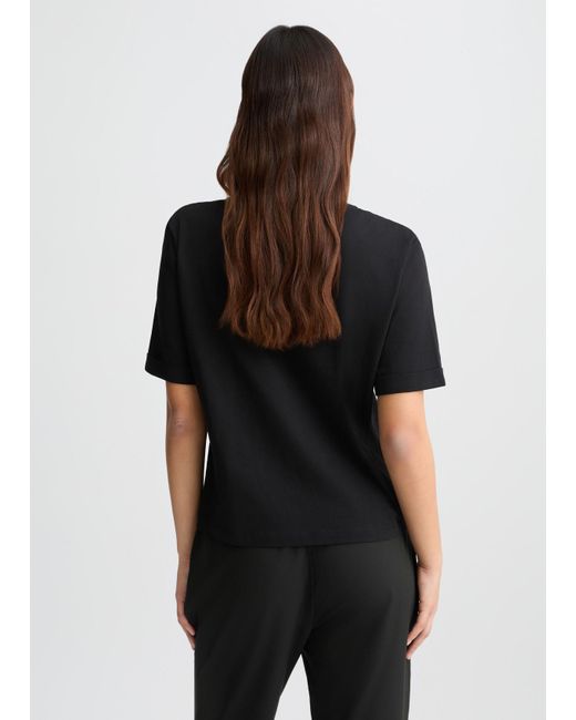 Liu Jo T-shirt Con Logo E Strass di Liu Jo in Black