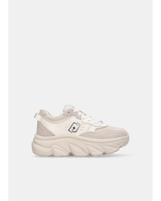 Liu Jo Chuncky Sneakers di Liu Jo in Natural