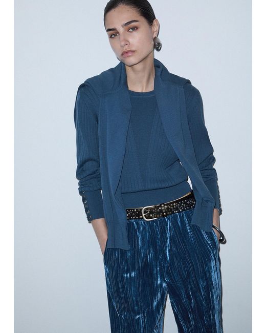 Pull Avec Lacets Liu Jo en coloris Blue