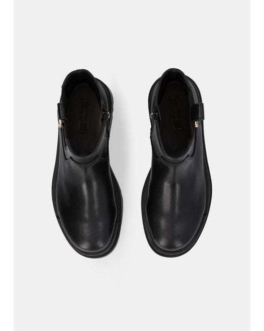 Liu Jo Bottines À Plateforme En Cuir Liu Jo en coloris Black