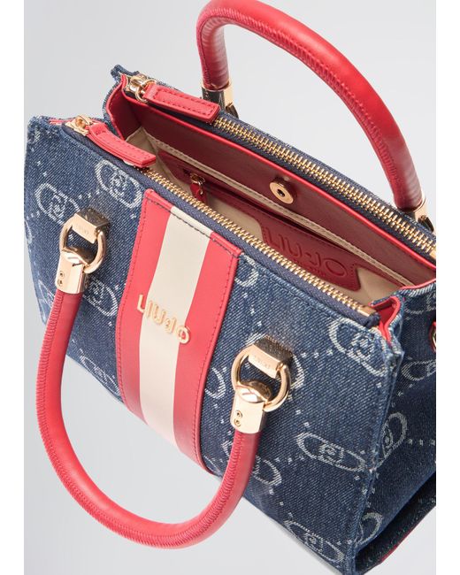 Liu Jo Borsa Monogram Piccola di Liu Jo in Blue