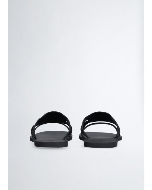 Liu Jo Ciabatte Flat Con Logo di Liu Jo in White