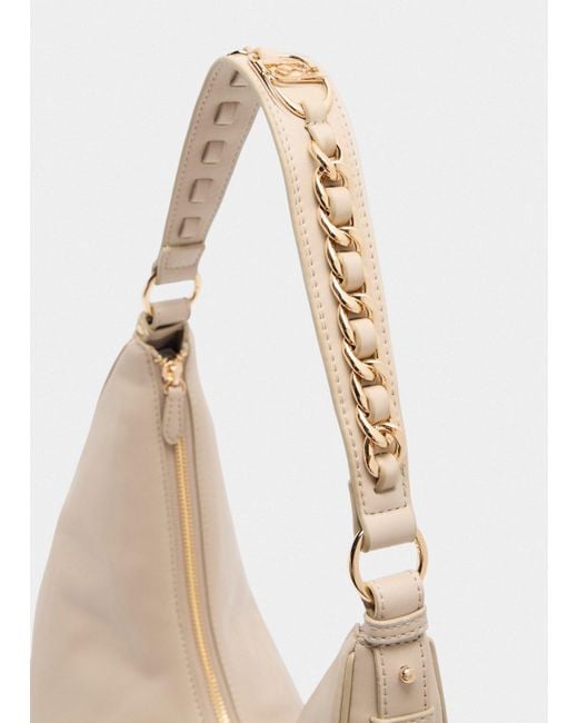 Liu Jo White Liu Jo Große Hobobag Mit Kette