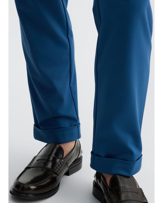 Liu Jo Pantaloni Blu Con Pinces di Liu Jo in Blue da Uomo
