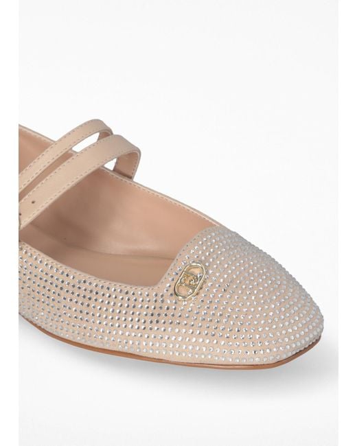 Liu Jo Ballerine Full Strass di Liu Jo in White