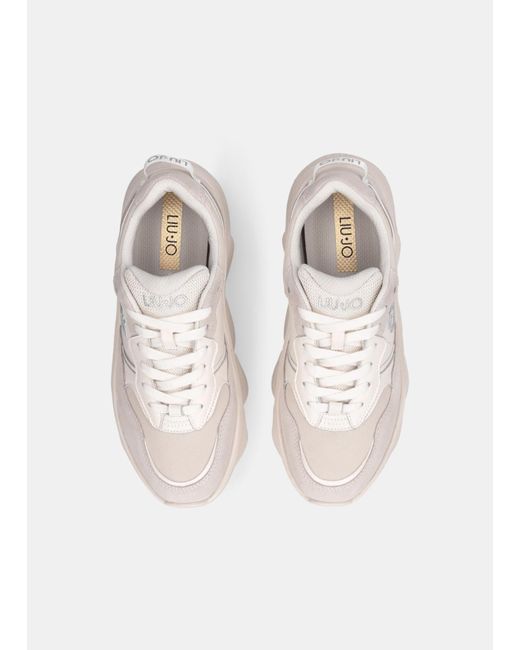 Liu Jo Chuncky Sneakers di Liu Jo in Natural