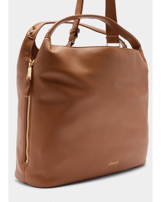 Liu Jo Brown Liu Jo Große Tasche Mit Umhängeriemen