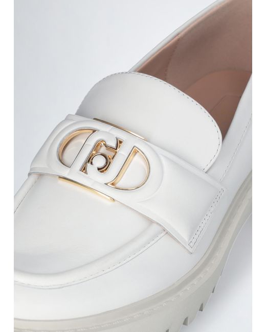 Liu Jo Mocassini In Pelle di Liu Jo in White