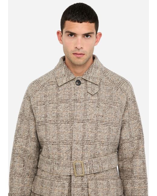 Liu Jo Manteau À Carreaux En Laine Liu Jo pour homme en coloris Natural