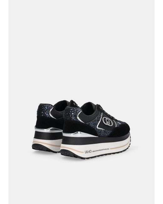 Liu Jo Sneakers Super Platform di Liu Jo in Black