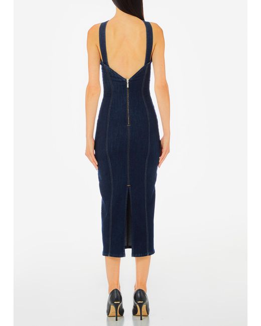 Liu Jo Blue Liu Jo Langes Kleid Aus Denim