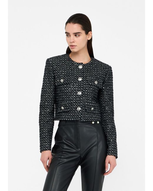 Liu Jo Giacca Bouclé di Liu Jo in Black