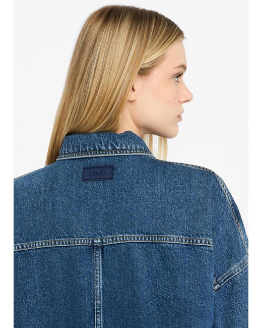 Liu Jo Blue Liu Jo Jacke Aus Denim