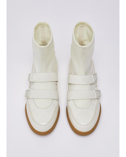 Baskets Montantes Effet Python Liu Jo en coloris White