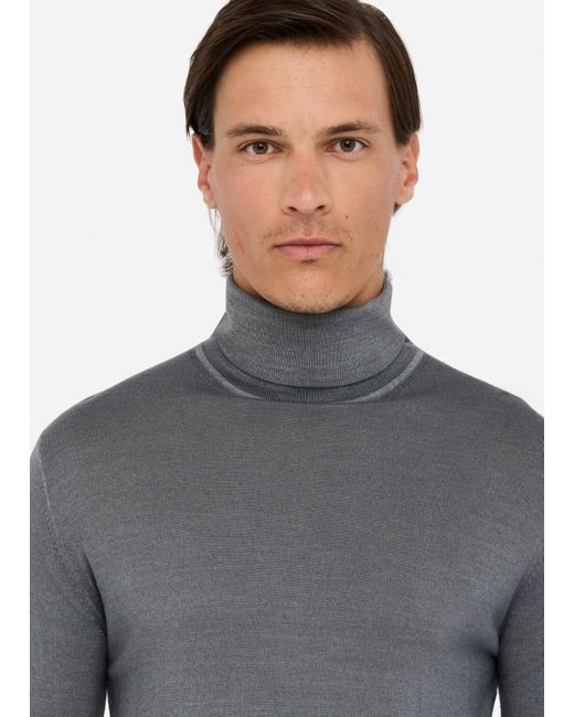 Liu Jo Pull À Col Roulé En Laine Liu Jo pour homme en coloris Gray