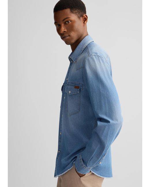 Liu Jo Camicia Di Jeans di Liu Jo in Blue da Uomo