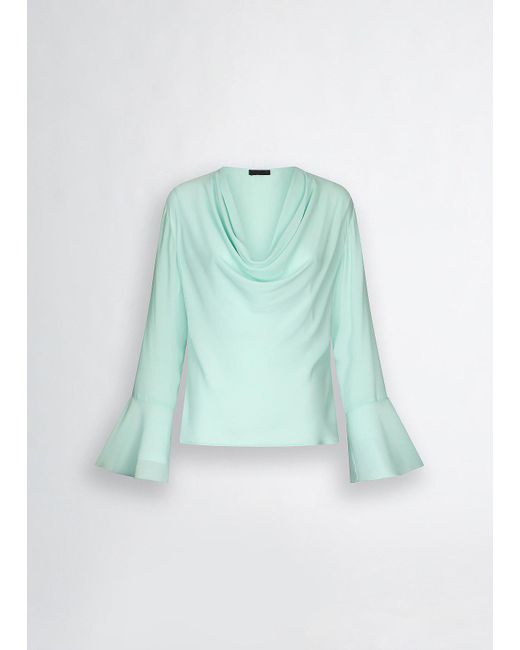 Liu Jo Blusa In Georgette di Liu Jo in Green