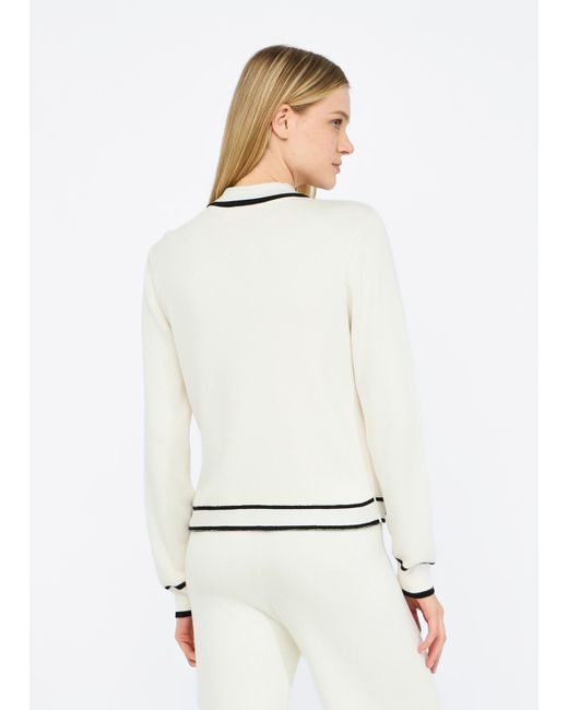Liu Jo Cardigan Con Zip di Liu Jo in White