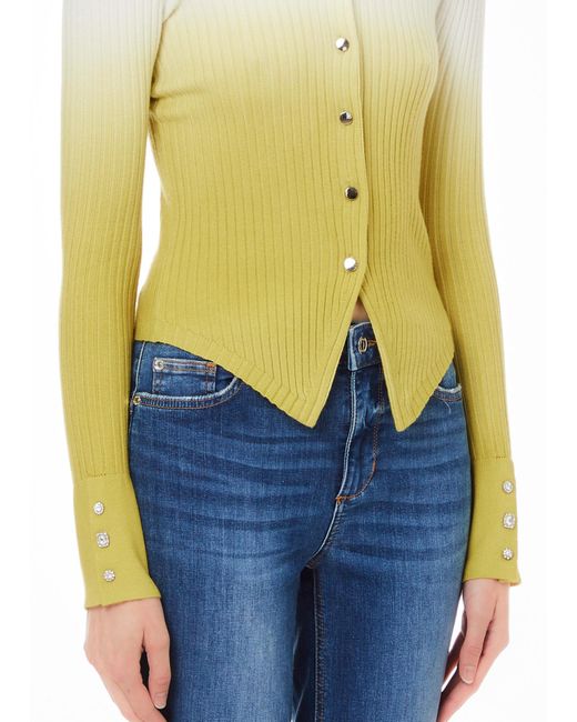 Liu Jo Yellow Liu Jo Strickcardigan