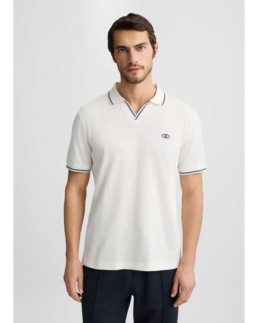 Liu Jo Polo In Seta E Cotone di Liu Jo in White
