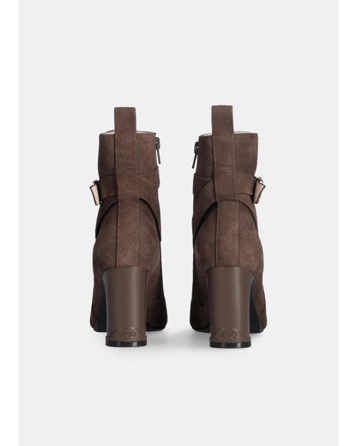 Liu Jo Bottines En Daim Liu Jo en coloris Brown