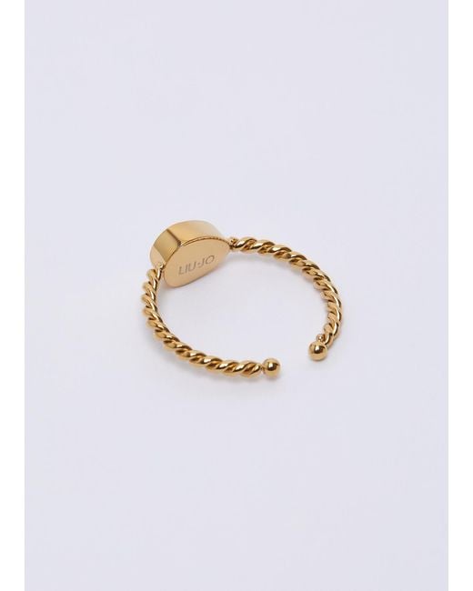 Liu Jo Blue Ring Mit Farbigem Stein
