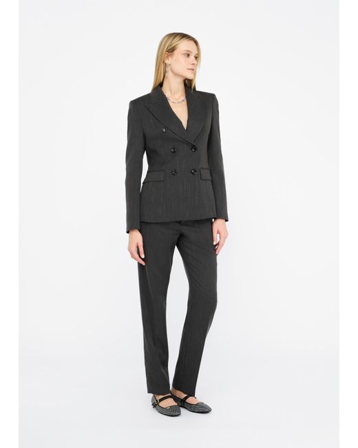 Liu Jo Pantaloni A Sigaretta Gessati di Liu Jo in Black