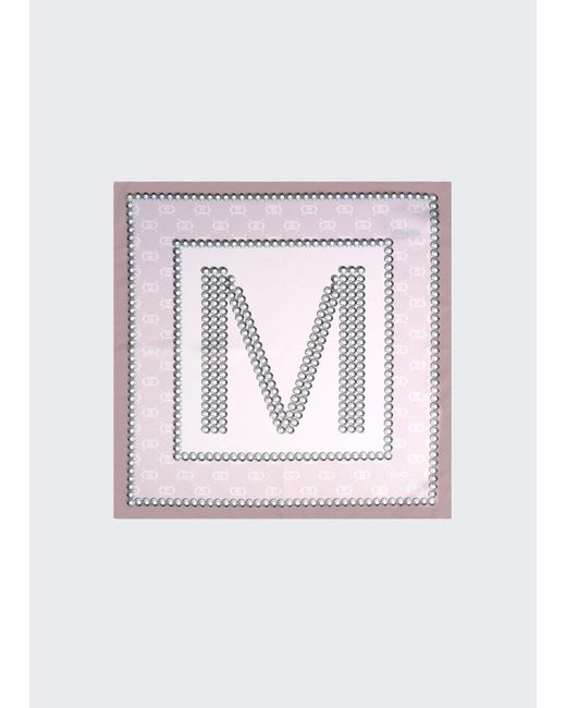 Liu Jo Foulard Beige Lettera M di Liu Jo in Multicolor